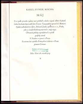 Karel Hynek Mácha: Máj