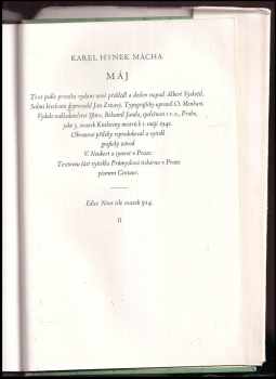 Karel Hynek Mácha: Máj
