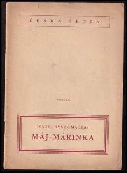 Karel Hynek Mácha: Máj ; Márinka