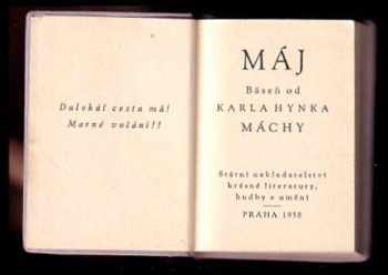 Karel Hynek Mácha: Máj