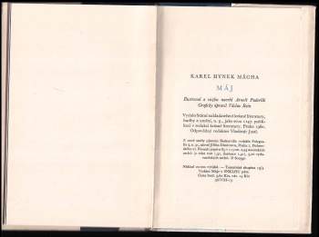 Karel Hynek Mácha: Máj