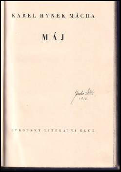 Karel Hynek Mácha: Máj
