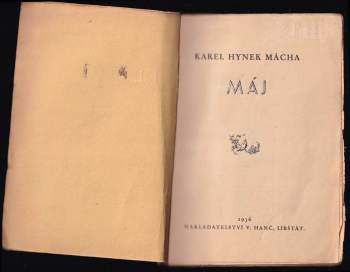 Karel Hynek Mácha: Máj
