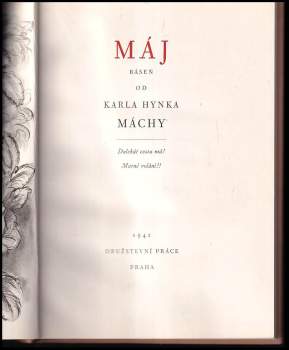 Karel Hynek Mácha: Máj