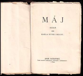 Karel Hynek Mácha: Máj