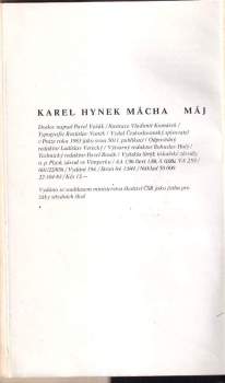 Karel Hynek Mácha: Máj