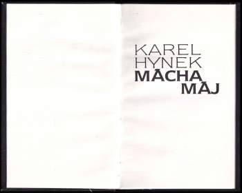 Karel Hynek Mácha: Máj
