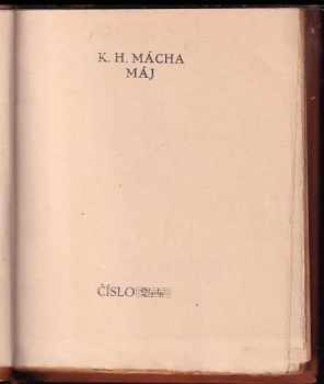 Karel Hynek Mácha: Máj
