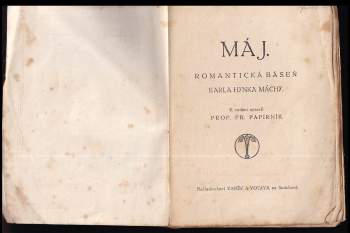 Karel Hynek Mácha: Máj