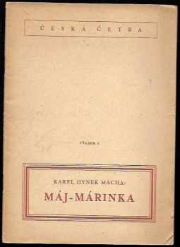 Karel Hynek Mácha: Máj ; Márinka