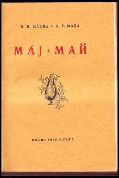 Karel Hynek Mácha: Maj / Май PODPIS překladatele/nakladatele