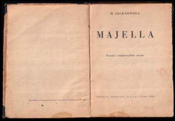 Helen Hunt Jackson: Majella