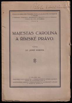 Majestas Carolina a římské právo