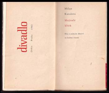 Milan Kundera: Majitelé klíčů