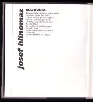 Josef Hlinomaz: Majoucta