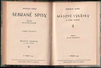 Jaroslav Hašek: Májové výkřiky a jiné verše