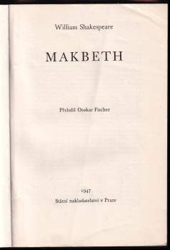 William Shakespeare: Makbeth