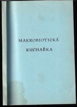 Makrobiotická kuchařka