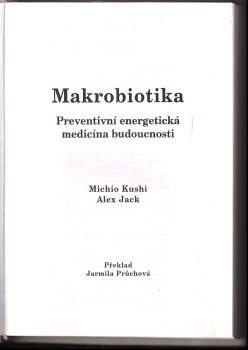Michio Kushi: Makrobiotika