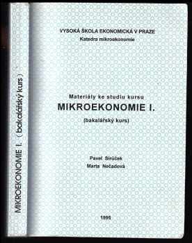 Materiály ke studiu kursu mikroekonomie