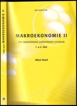 Miloš Mach: Makroekonomie II