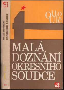 Malá doznání okresního soudce