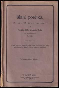 Malá poetika