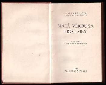 Leo von Rudloff: Malá věrouka pro laiky