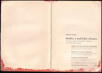 Vojtěch Volavka: Malba a malířský rukopis