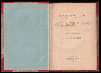 Charles Baudelaire: Malé básně v próze
