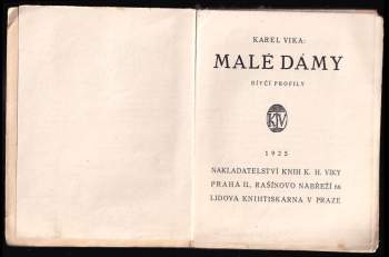 Karel Vika: Malé dámy