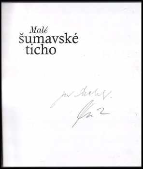 Jan Suchl: Malé šumavské ticho