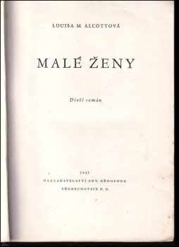 Louisa May Alcott: Malé ženy