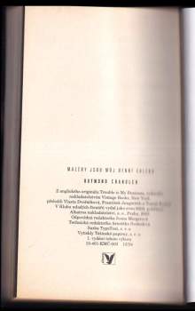Raymond Chandler: Maléry jsou můj denní chleba