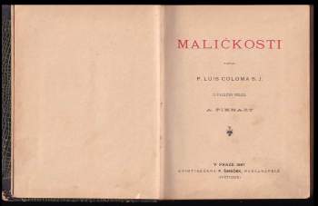 Luis Coloma: Maličkosti