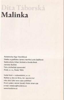 Dita Táborská: Malinka