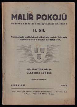 Malíř pokojů, odborná nauka pro malby a práce nástěnné