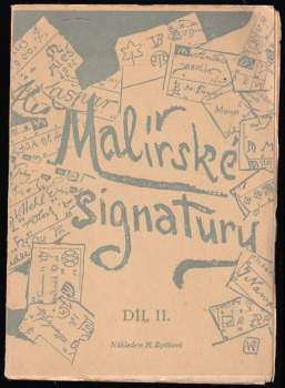 Václav Rytíř: Malířské signatury