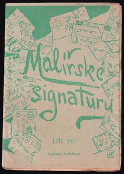 Václav Rytíř: Malířské signatury