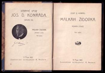 Josef Deograt Konrád: Malkah Židovka