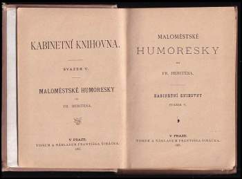 František Herites: Maloměstské humoresky