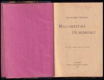 František Herites: Maloměstské humoresky