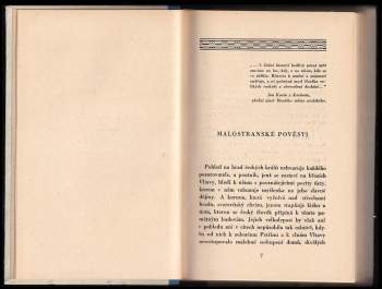 Cyril Merhout: Malostranské pověsti