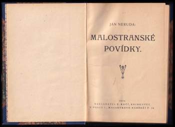 Jan Neruda: Malostranské povídky