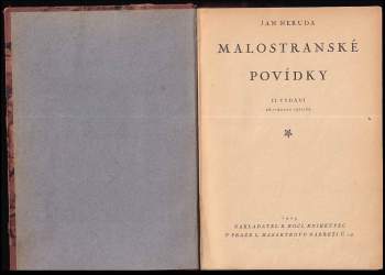 Jan Neruda: Malostranské povídky