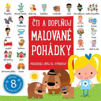 Čti a doplňuj - malované pohádky