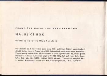František Halas: Malující rok