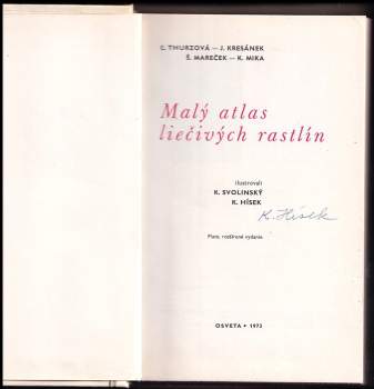 Karel Svolinský: Malý atlas liečivých rastlín