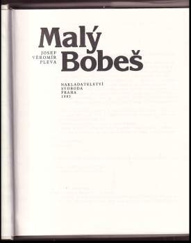 Josef Věromír Pleva: Malý Bobeš