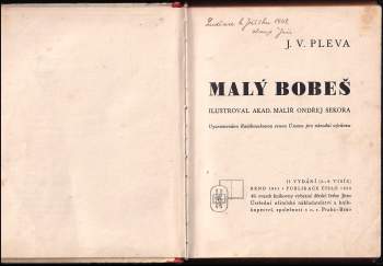 Josef Věromír Pleva: Malý Bobeš